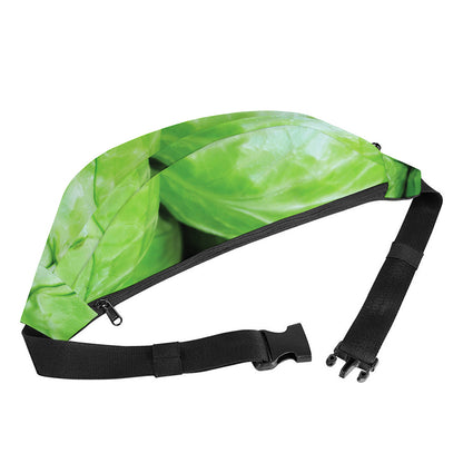 Green Cabbage Print Fanny Pack