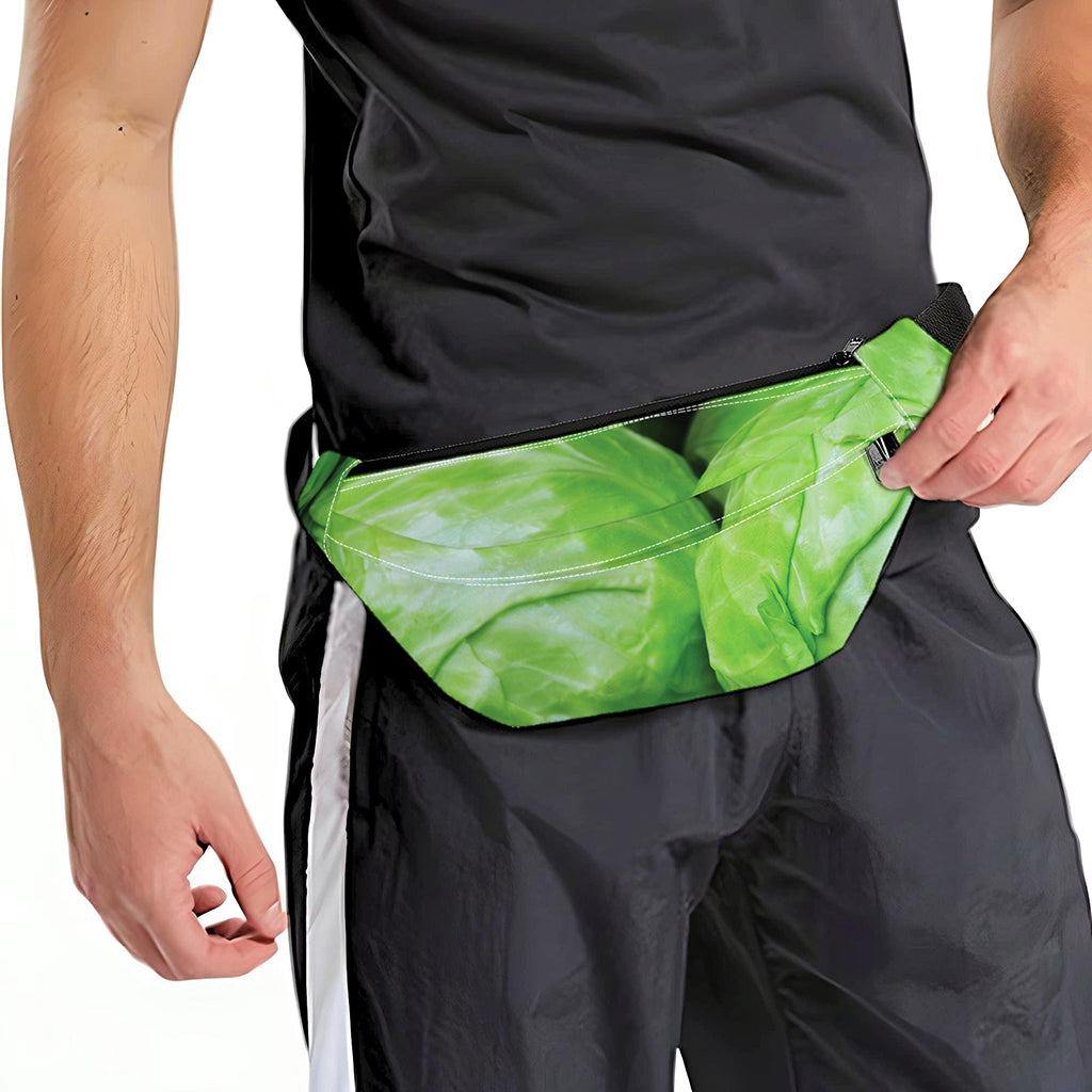 Green Cabbage Print Fanny Pack