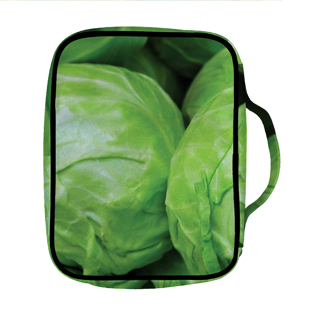 Green Cabbage Print Front Pocket Bible Bag