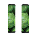 Green Cabbage Print Handle Covers