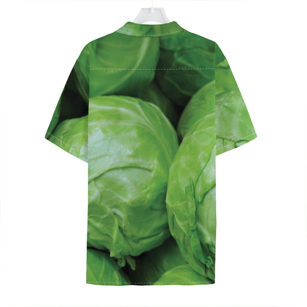 Green Cabbage Print Hawaiian Shirt