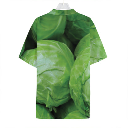 Green Cabbage Print Hawaiian Shirt