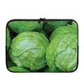 Green Cabbage Print Laptop Sleeve