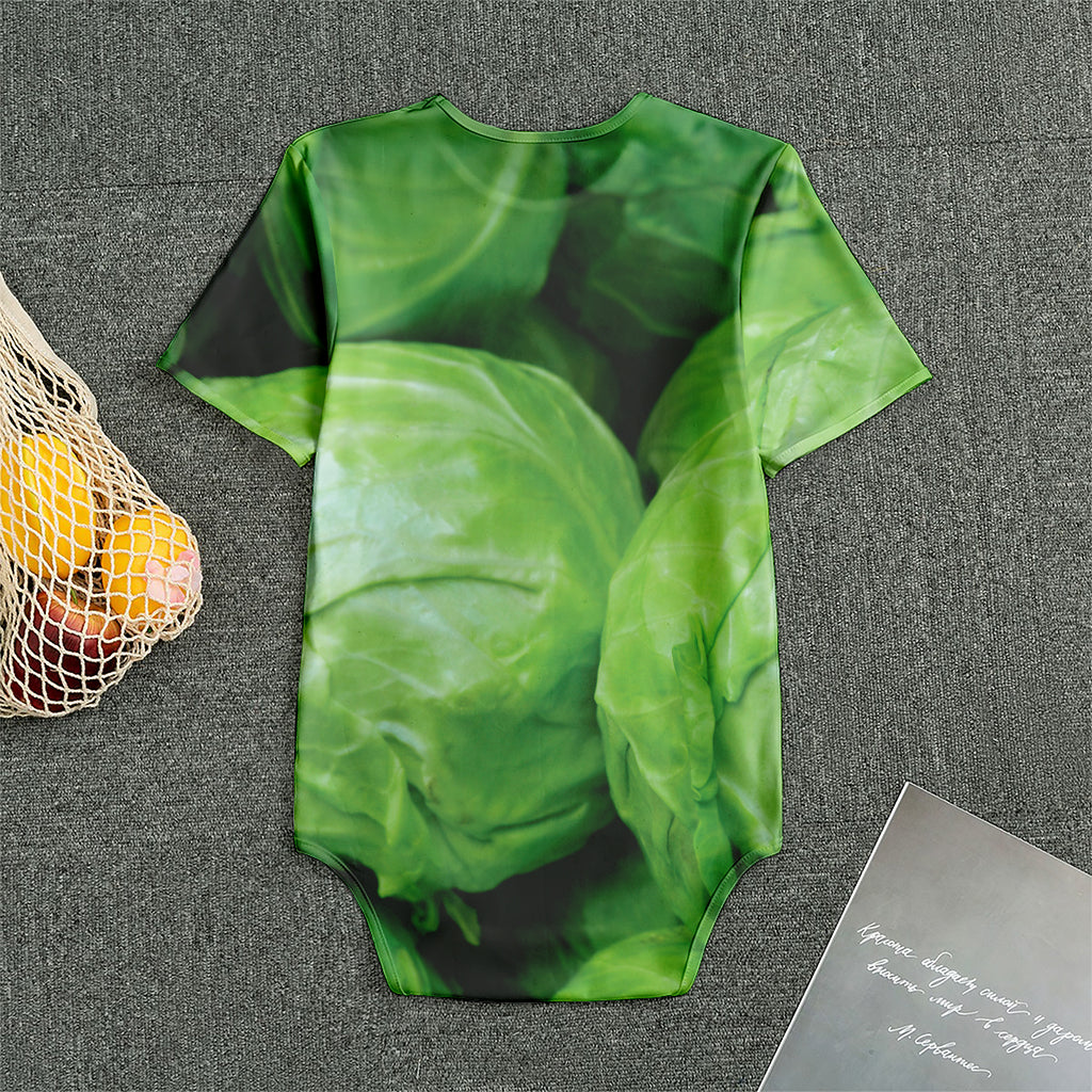 Green Cabbage Print Men's Bodysuit