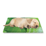 Green Cabbage Print Pet Cooling Mat Cover