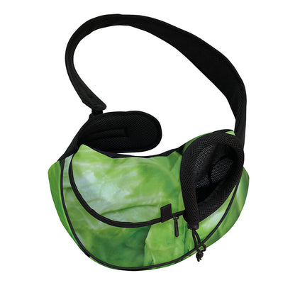 Green Cabbage Print Pet Sling Carrier