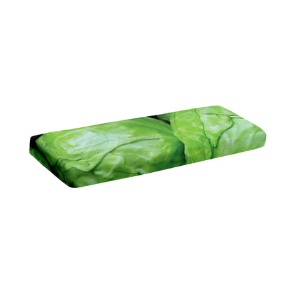 Green Cabbage Print Piano Keyboard Cover