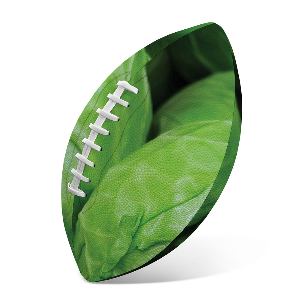 Green Cabbage Print Rugby Ball
