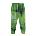 Green Cabbage Print Sweatpants