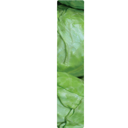 Green Cabbage Print Table Runner