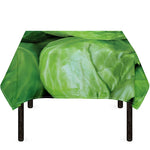 Green Cabbage Print Tablecloth