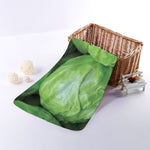 Green Cabbage Print Towel