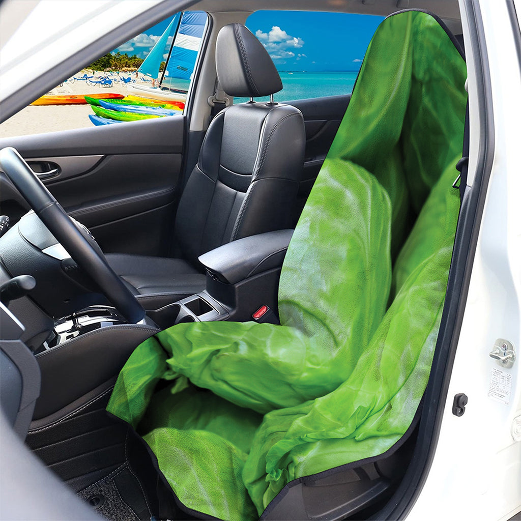 Green Cabbage Print Waterproof Car Seat Cover