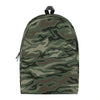 Green Camo Zebra Pattern Print Backpack