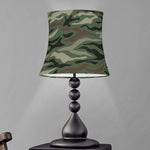 Green Camo Zebra Pattern Print Bell Lamp Shade