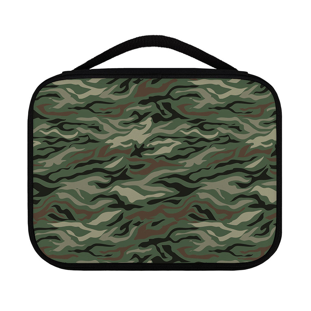 Green Camo Zebra Pattern Print Classic Bible Case