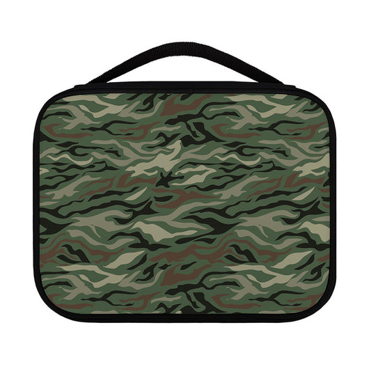 Green Camo Zebra Pattern Print Classic Bible Case