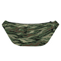 Green Camo Zebra Pattern Print Fanny Pack
