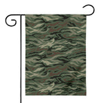 Green Camo Zebra Pattern Print House Flag