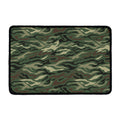 Green Camo Zebra Pattern Print Kitchen Mat