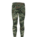 Green Camo Zebra Pattern Print Men's Leggings