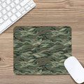 Green Camo Zebra Pattern Print Mouse Pad