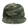 Green Camo Zebra Pattern Print Snapback Cap