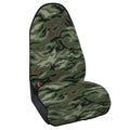 Green Camo Zebra Pattern Print Waterproof Car Seat Cover