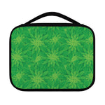 Green Cannabis Leaf Pattern Print Classic Bible Case