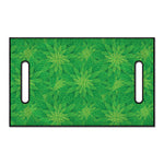 Green Cannabis Leaf Pattern Print Golf Cart Seat Cover