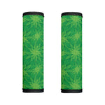 Green Cannabis Leaf Pattern Print Handle Covers