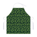 Green Chili Peppers Pattern Print Adjustable Apron