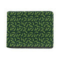 Green Chili Peppers Pattern Print Bifold Wallet
