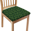 Green Chili Peppers Pattern Print Chair Cushion Cover