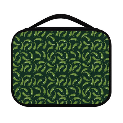 Green Chili Peppers Pattern Print Classic Bible Case