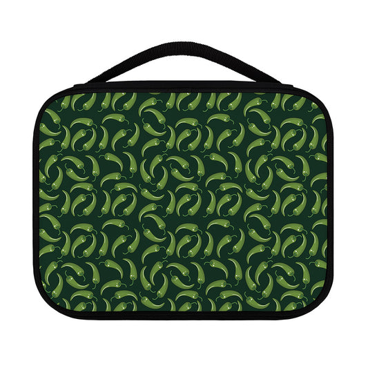 Green Chili Peppers Pattern Print Classic Bible Case
