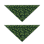 Green Chili Peppers Pattern Print Dog Bandana
