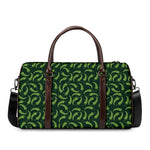 Green Chili Peppers Pattern Print Duffle Bag