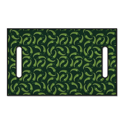 Green Chili Peppers Pattern Print Golf Cart Seat Cover