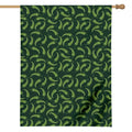 Green Chili Peppers Pattern Print House Flag