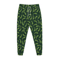 Green Chili Peppers Pattern Print Jogger Pants