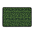 Green Chili Peppers Pattern Print Kitchen Mat