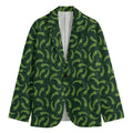 Green Chili Peppers Pattern Print Men's Blazer