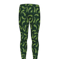Green Chili Peppers Pattern Print Men's Leggings