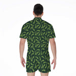 Green Chili Peppers Pattern Print Men's Rompers