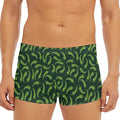 Green Chili Peppers Pattern Print Men's Short Boxer Briefs