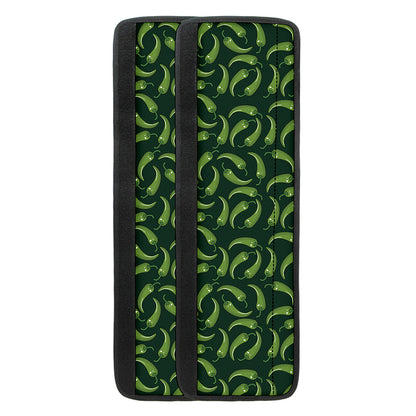 Green Chili Peppers Pattern Print Refrigerator Handle Covers