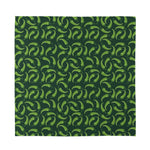 Green Chili Peppers Pattern Print Silk Bandana