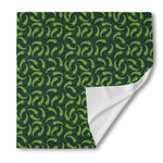 Green Chili Peppers Pattern Print Silk Bandana