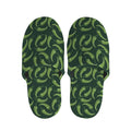 Green Chili Peppers Pattern Print Slippers